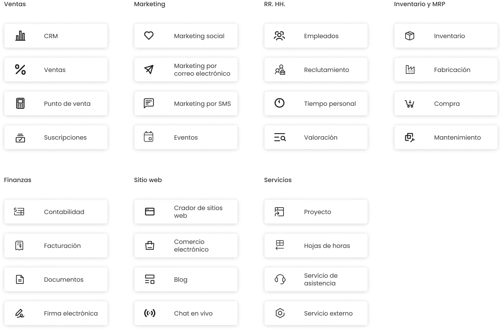 Odoo ecosistema Odoo ecosistema